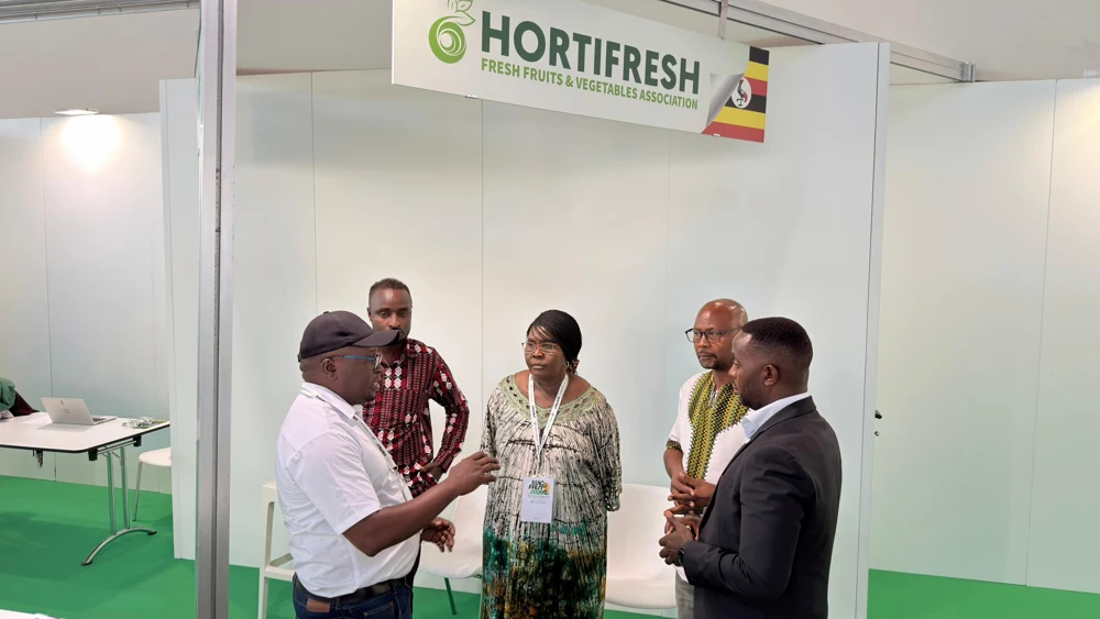 Curated and HortiFresh representatives at MACFRUT 2026 in Rimini, Italy